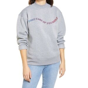 New BP. Take Care of Yourself Cozy Fleece Lined Graphic Sweatshirt